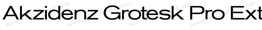Akzidenz Grotesk Pro Extended字体转换